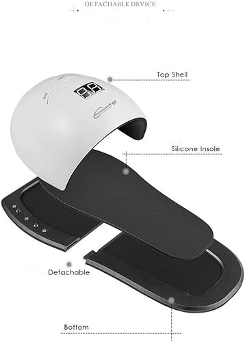 Miniatura 4 de RUIWAN - Secadora de uñas 2 en 1, lámpara UV/LED de 48 W, nueva versión para curar uñas de los dedos de los pies y uñas de los dedos, curado rápido