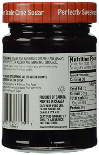 Crofters Organic Wild Blueberry Premium Spread, 10 Oz #TOP2