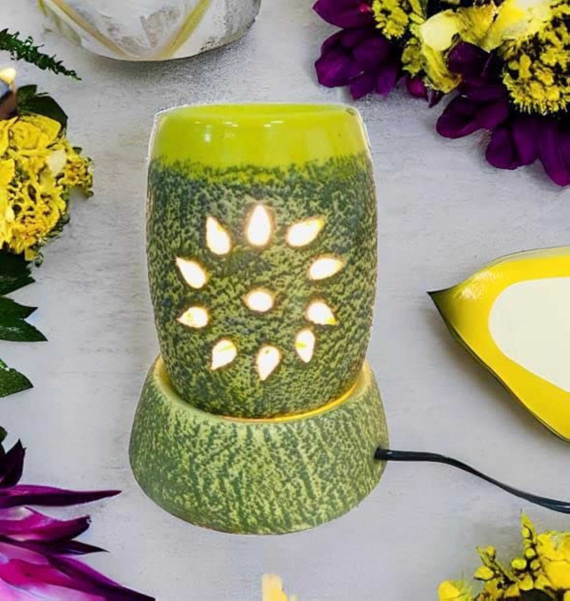 DELISOGA Electric Colorful Aroma Diffuser for Home