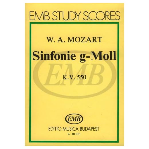 Partitions classique EMB (Editio Musica Budapest) MOZART W. A. - SYMPHONY IN G MINOR, K 550 - CONDUCTEUR POCHE Conducteur