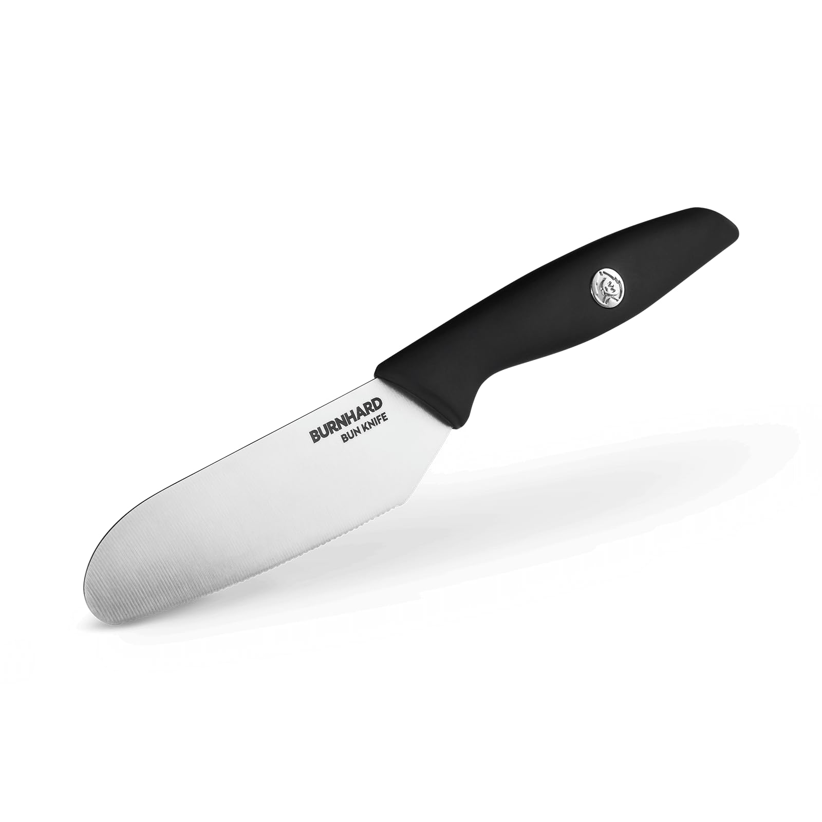 BURNHARD Set de Hamburguesas Acero Inoxidable Smasher, Prensa para Hamburguesas, Espátula de Parrilla, Campanas para Hamburguesas, Recetario, Cuchillo para Panecillos, Brochetas para Hamburguesas –
