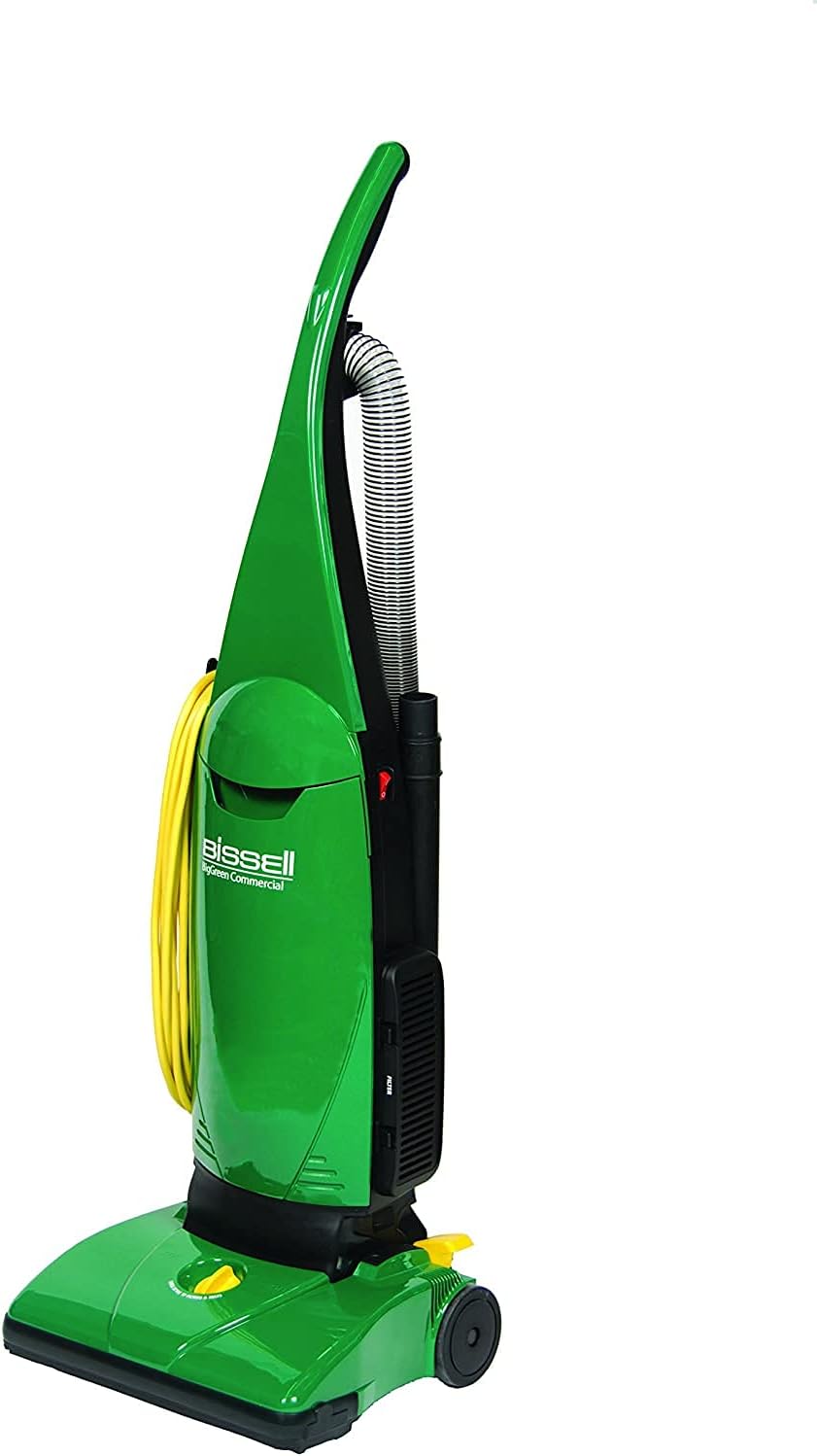 BISSELL BigGreen Commercial PowerForce Bagged Lightweight, Upright, Industrial, Vacuum Cleaner, BGU1451T: Industrial & Scientific