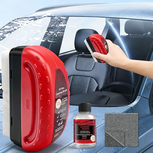 CNPMBO Oil Film Cleaning Brush for Car Windows Upgrade Clear Vision Car Glass Cleaner