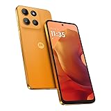 Motorola Moto G15 4G LTE (XT2521-2) 4+256GB Dual Sim | GSM Unlocked | International Model | for T-Mobile, Metro PCS, Mint & Tello - (Orange)
