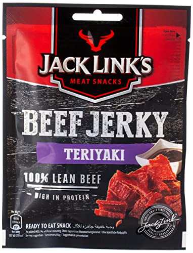 Jack Link's Teriyaki Beef Jerky, Box of 12 Packs