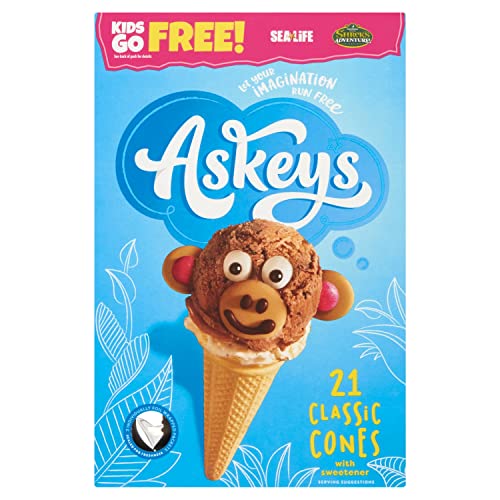 Askeys Ice Cream Cones 21 each