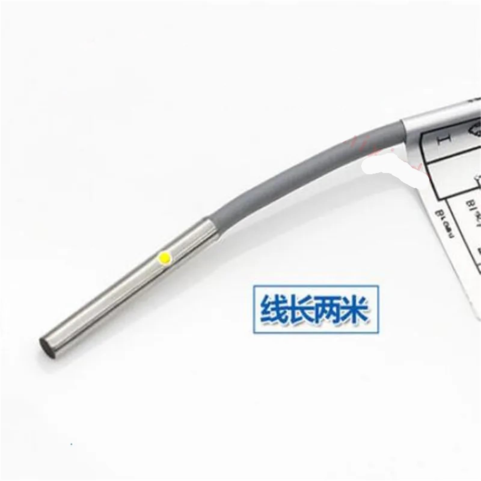 1 stücke M3 Näherungsschalter 3mm Durchmesser Miniatur Metallsensor E2E-C03SR8-WC-C1 Schaltersensor Erfassungsabstand 0,6mm 0,8mm(M3 1.0mm PNP Closed)