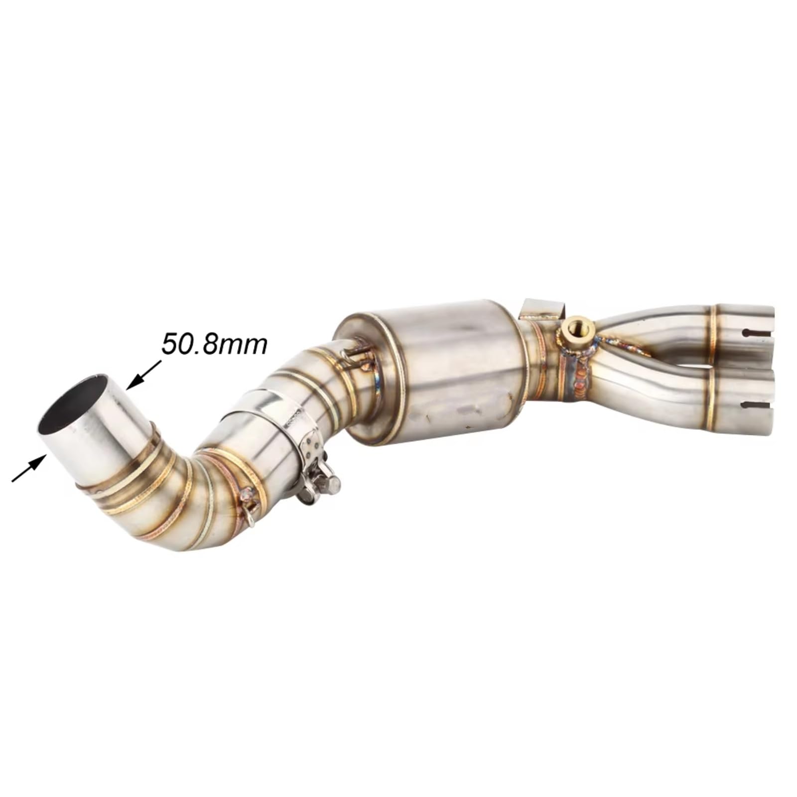 Motorrad Slip-On Auspuff Für CB1000R 2008 2009 2010 2011 2012 2013 2014 2015 2016 Für Escape Motorrad Auspuff Verbindungsrohr 51MM Slip-on