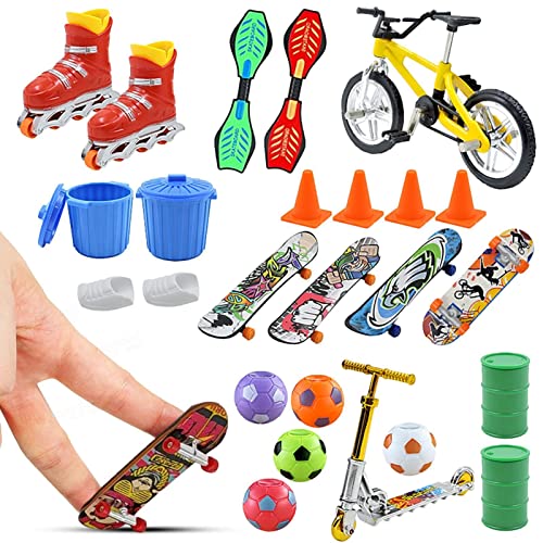 Finger Skateboard Calendrier De L'Avent, 2022 Planche À Doigt Jouet Calendrier De L'Avent, Calendrier De L'Avent De Noël 24 Jours, Mouvement Du Bout Des Doigts Skate Party Jouets Pour Enfants Cover