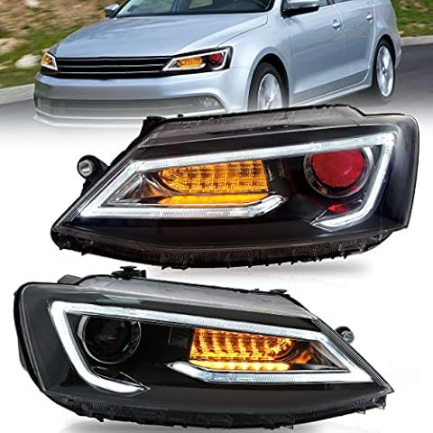 VLAND Headlight Assembly for Volkswagen Jetta Cover