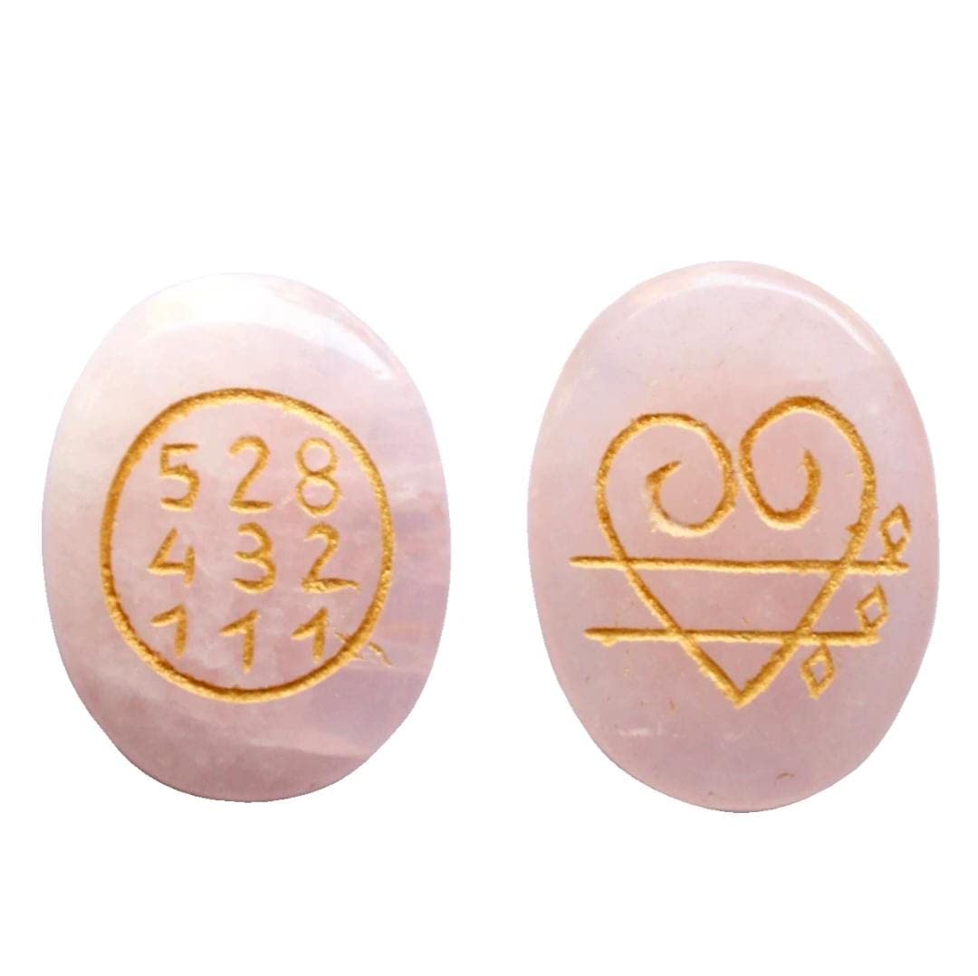 GaiaGems Rose Quartz Crystal Love Switch Word and Zibu Symbol of Balance Heart Stone Oval Shape Cabochon Gemstone for Reiki Healing Crystal Stone Valentine Gift Crystal For Women and Men (B0B16M7RWZ) Amazon Price History, Amazon Price Tracker