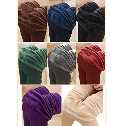 Women's Plus Velvet Thickening Leggings Pearl Velvet One-piece Pants Wearing New Warm Pants Solid C