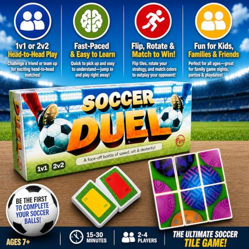 Soccer Duel Juego de Mesa de Estrategia 1v1 Rápido miniatura 4