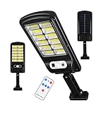 Luminária Solar Goldensky Led 128 Cob Parede Poste Refletore resistente àgua Sensor presença com Controle Remoto 3 funções (12 treliças)