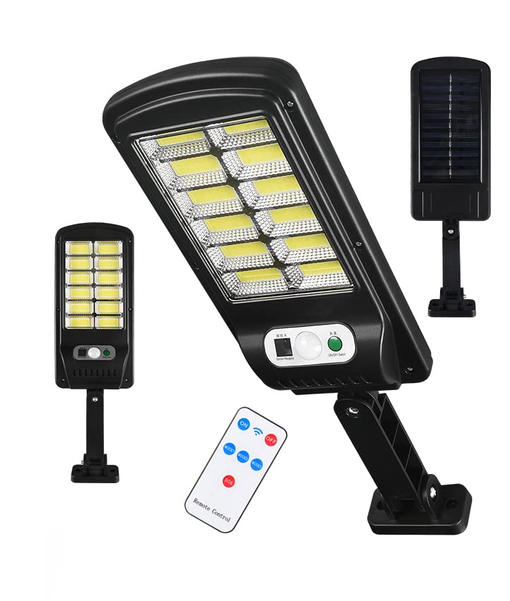 Luminária Solar Goldensky Led 128 Cob Parede Poste Refletore resi...