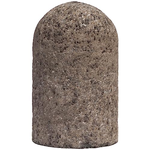 Norton 66253349849 2x3x5/8-11 in. Metal 24 AO Portable Snagging Plugs, Type 18R, 20 Grit, 10 Pack