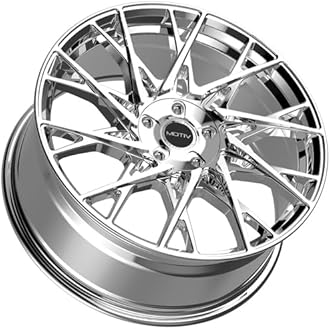 Motiv 430C 17x7.5 5x4.5"/5x120 +40mm Chrome Wheel Rim 17" Inch