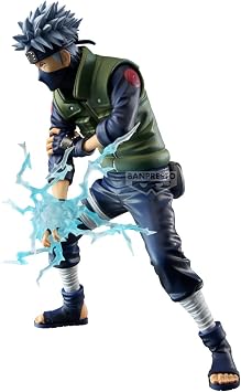 Banpresto Kakashi Hatake Naruto Shippuden Action Figure - Grandist - Special Edition 23 cm - PZ71060P Multicolor - Collectible Figure - Ideal for Anime Fans