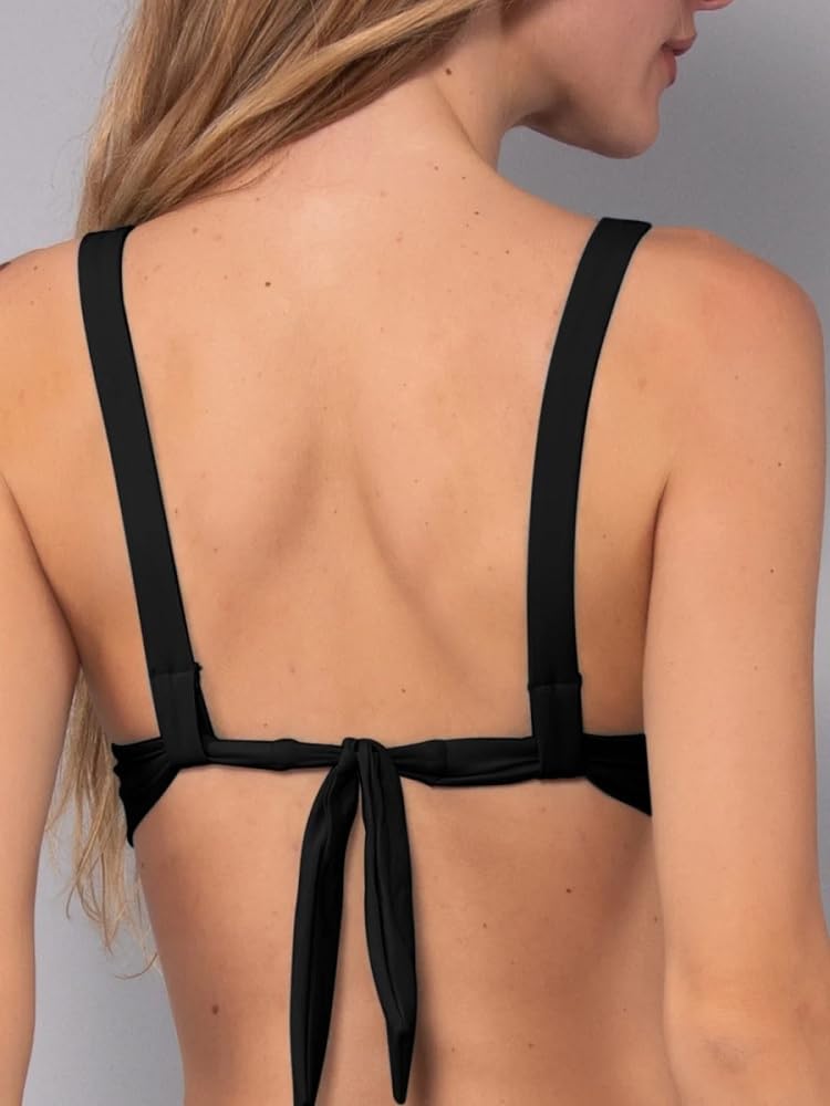 Bikini Triangolo Alto con Coppe Imbottite estraibil CH05C + Slip Annodato CH12