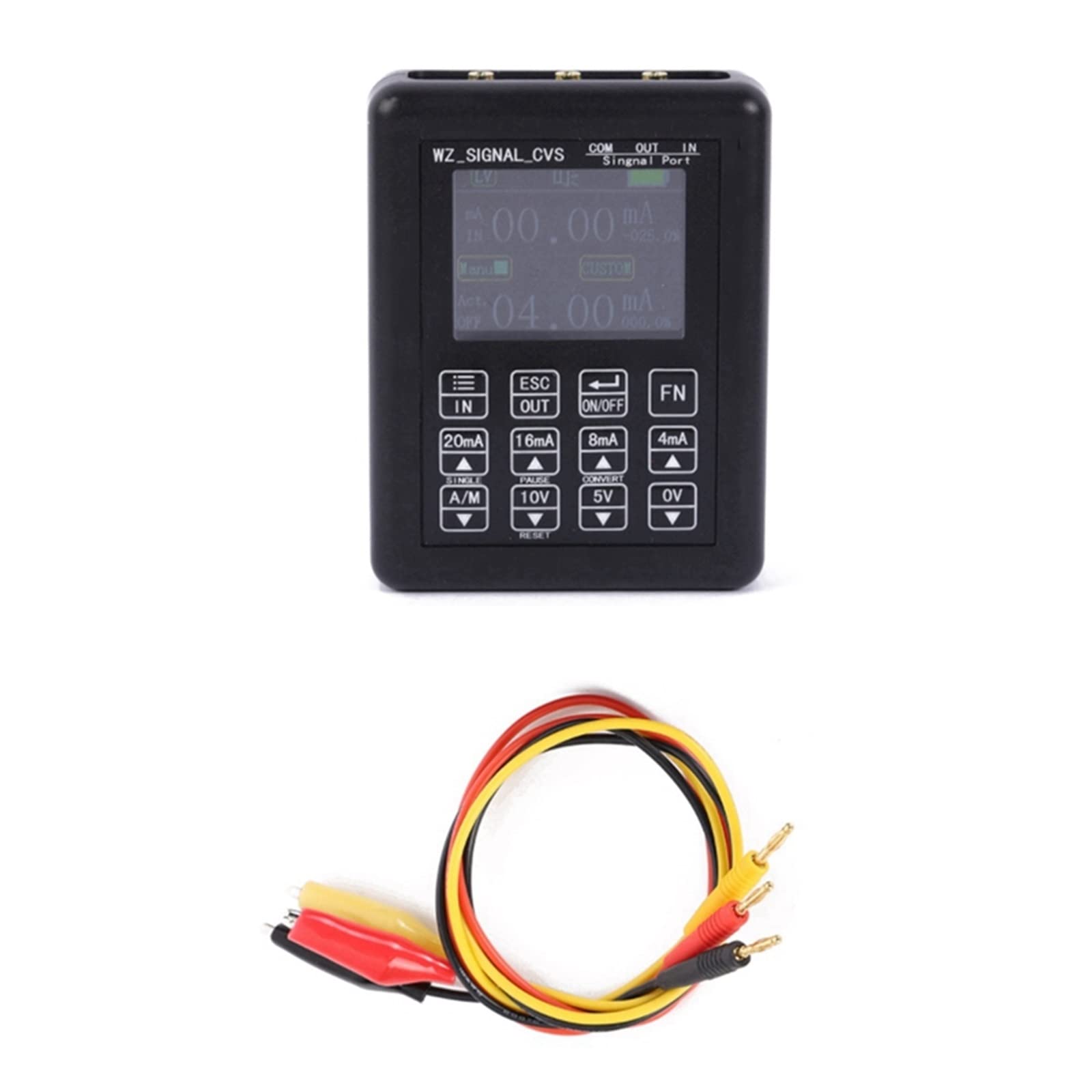 Outils de Tests Fonctionnels Portables pour la mai Générateur de Signal réglable 4-20MA 0-10V Contrôle de processus Calibrateur de Signal Sources de générateur de Signal Simulateur 0-20MA