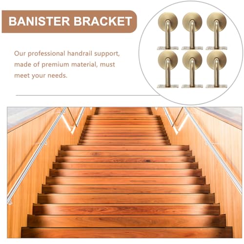 Soportes para pasamanos de escalera de acero inoxidable con soporte resistente 3