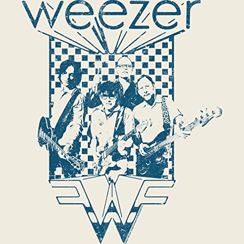 Buy Weezer Rock Music Band & Logo Vintage Style Adult Short Sleeve