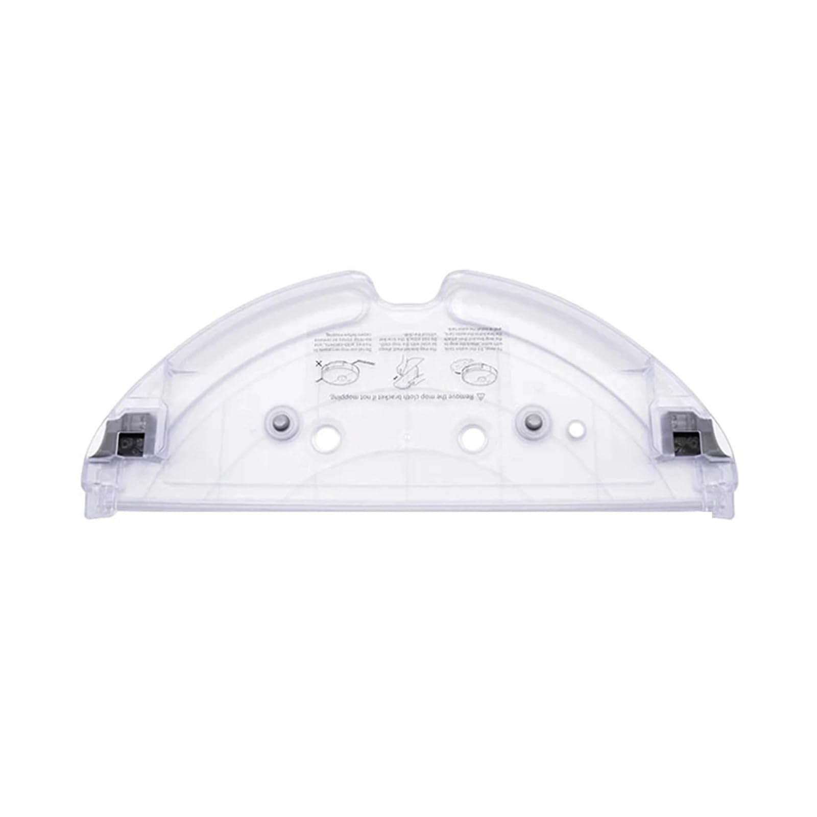 VIXWDRUTY Compatible For Xiaomi，Compatible For Roborock， Robot Vacuum Cleaner Water Tank Mop Cloth Tray Accessories Spare Parts Mop Bracket(1pcs a)