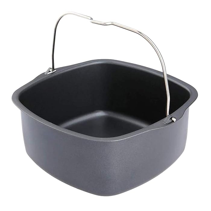Buy jijiwaiwai NonStick Air Fryer Cake Barrel Baking Pan Oven Frying