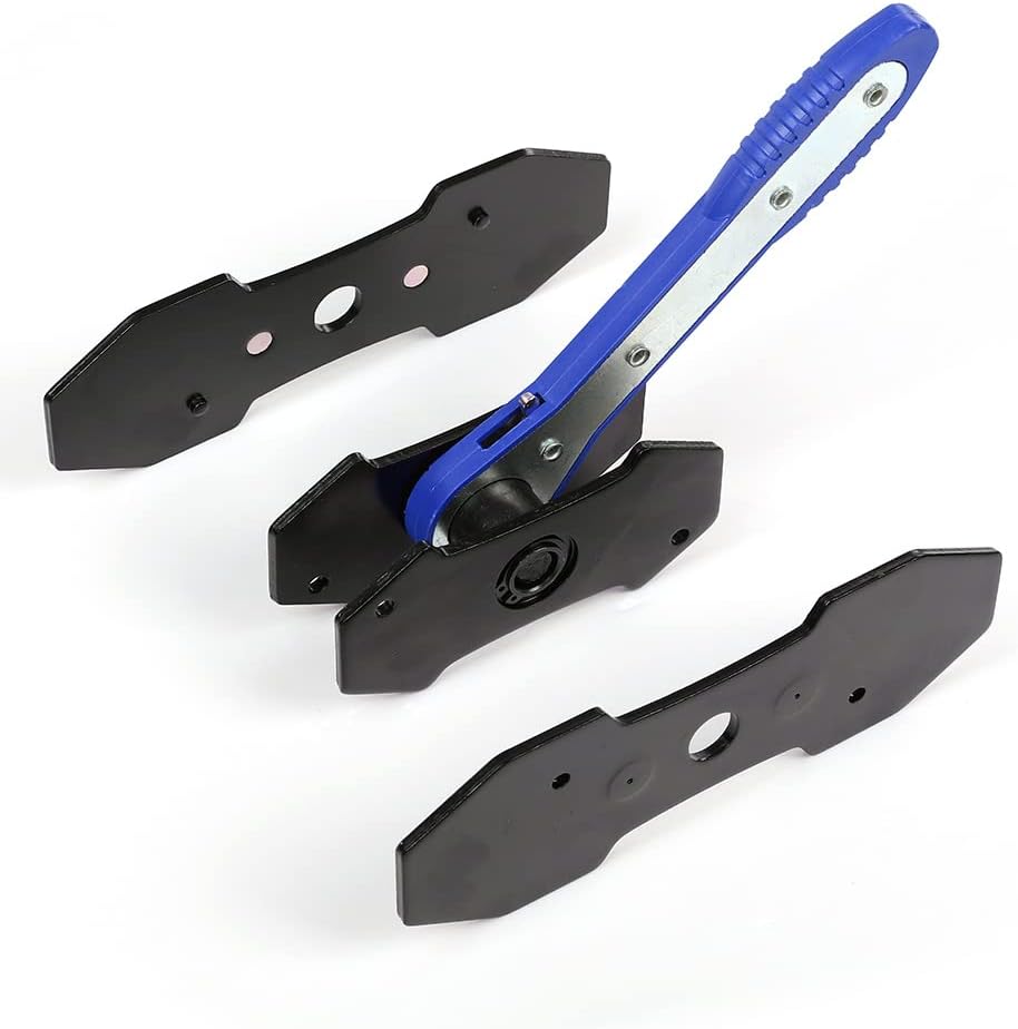 GRAND ORANGE 360° Car Ratcheting Brake Piston Spreader Wrench Caliper Pad Install Tool Brake Caliper Press Tool, Brake Caliper Compression Tool Ratchet Piston Spreader Automotive Tool Blue