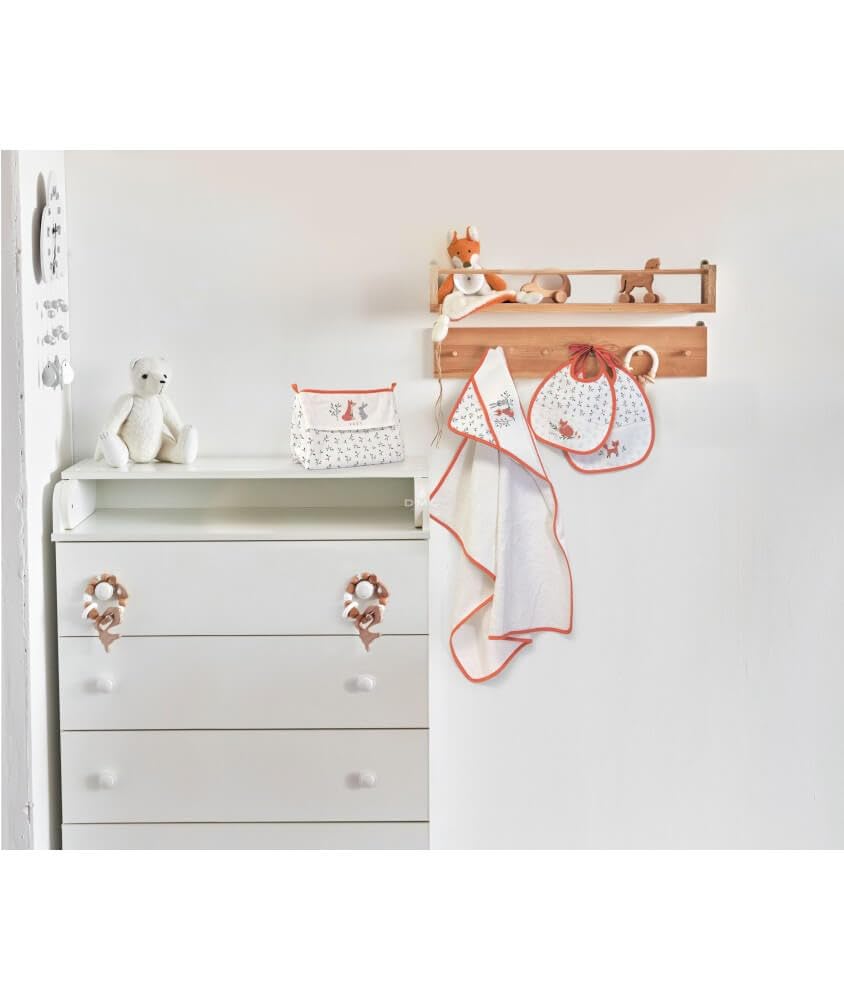 DMC - Trousse de toilette à broder pour bébé Feuillage - Motif gratuit inclus