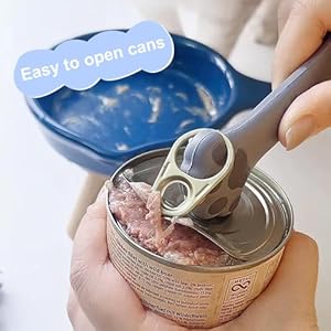 mwellewm 3Pcs Pet Food Can Supplies Set Universal Silicone Can Covers Cat Can Lids Multifunctional Mini Spatula Pet Can Opener and Dog Spoons for Pets Dogs Cats Feeding Can (Grey) mwellewm 3Pcs Pet Food Can Supplies Set Universal Silicone Can Covers Cat Can Lids Multifunctional Mini Spatula Pet Can Opener and Dog Spoons for Pets Dogs Cats Feeding Can Grey