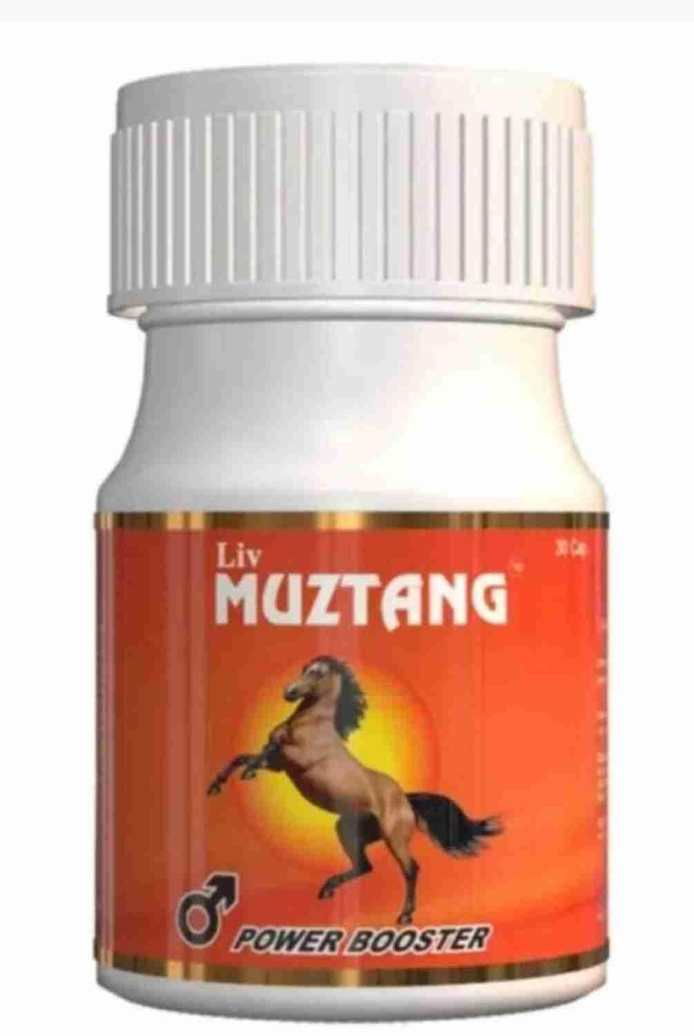 Muztang Liv Power booster Capsule Advance herbal formula Muscle Growth and Energy Ayurvedic Capsules 30