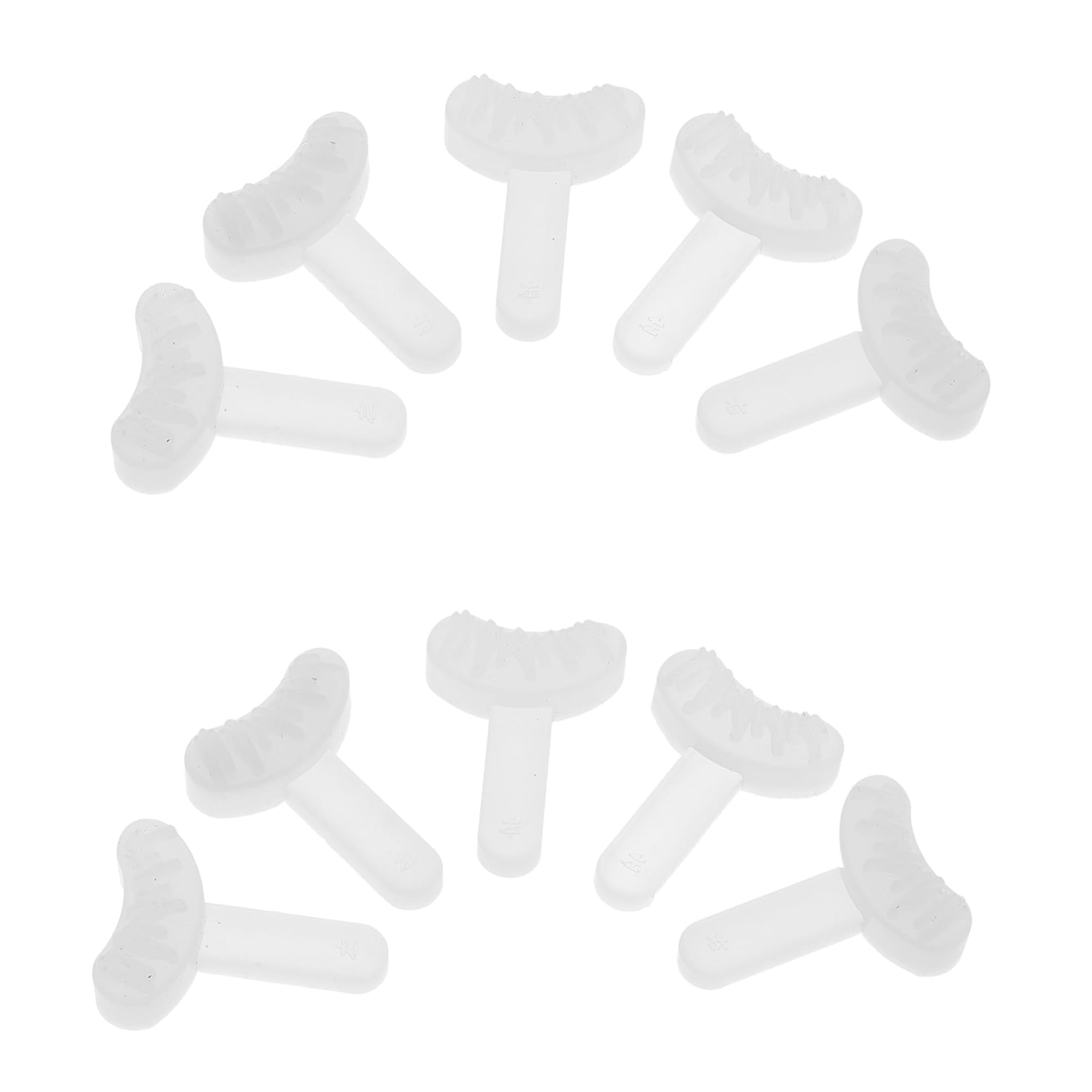 5pairs Lower Lash Stamp Tool Reusable Stencils for Bottom Eyelash Application Easy Makeup for Beginners Lash Practice Kit