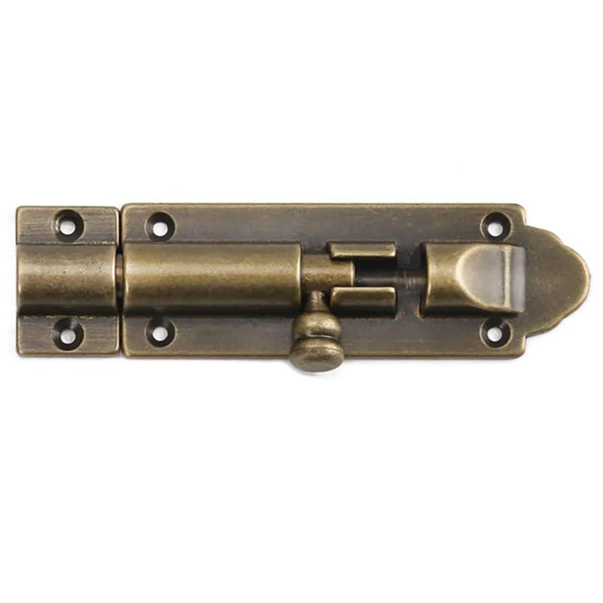 Boucle de boulon en cuivre pour quincaillerie de fenêtre en laiton pur rustique