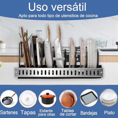 Consejos para Comprar Estantes y soportes para ollas y sartenes disponible en línea. 21 Imagen adicional
