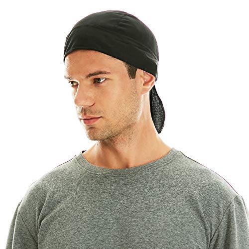 Image of Skull Caps for Men Cooling Bandana Cap Helmet Liner Hat Running Beanie