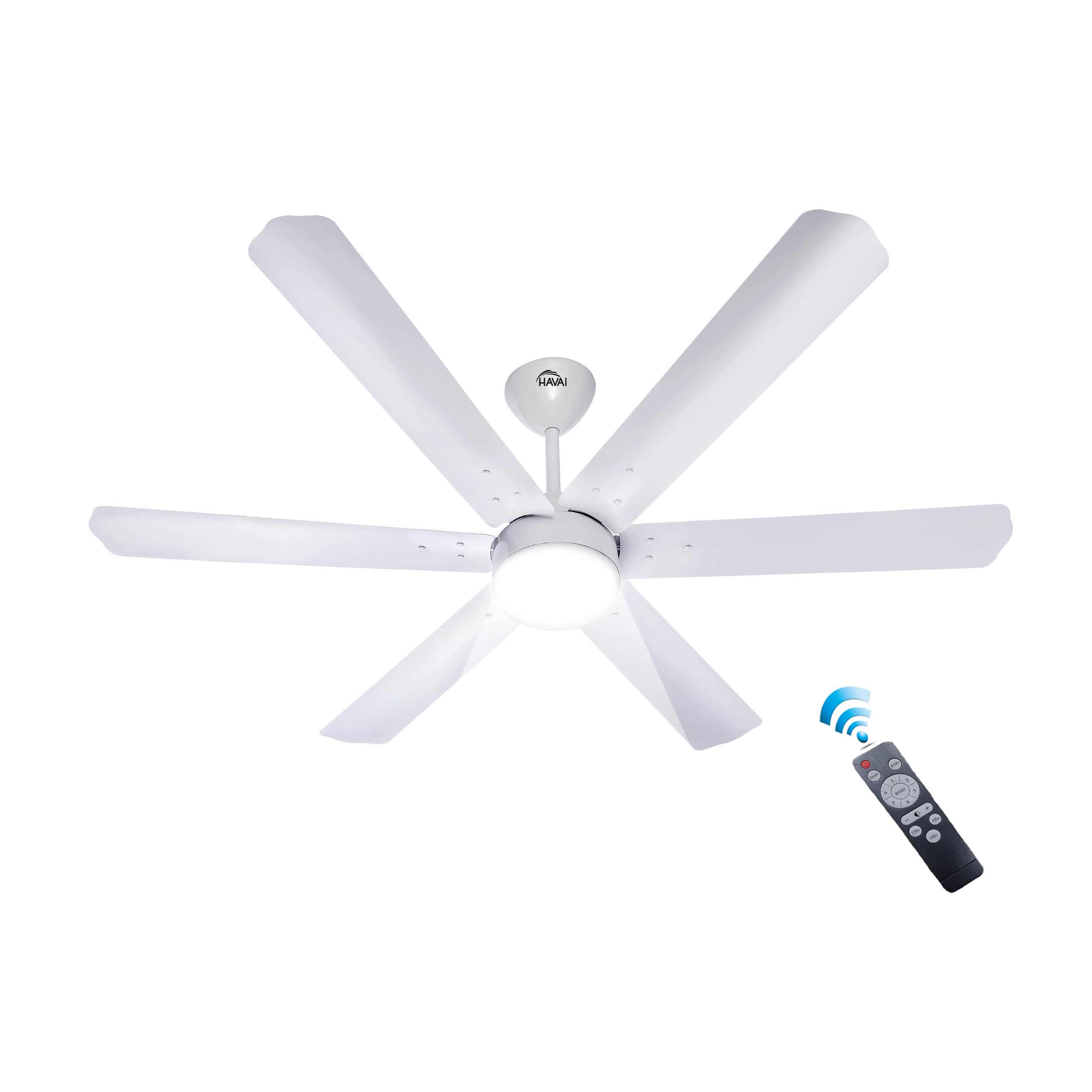 HAVAI Spinel Bldc Ceiling Fan- 6 Blades- 35W, 1200Mm Blade With Remote- 9W Led (Pearl White) (Pearl White), 5 Stars (B0CM13M6G7) Amazon Price History, Amazon Price Tracker