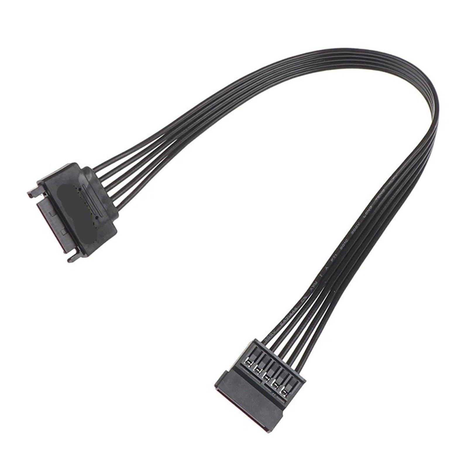 Generico 30CM SATA 15Pin Male to Female Power Extension