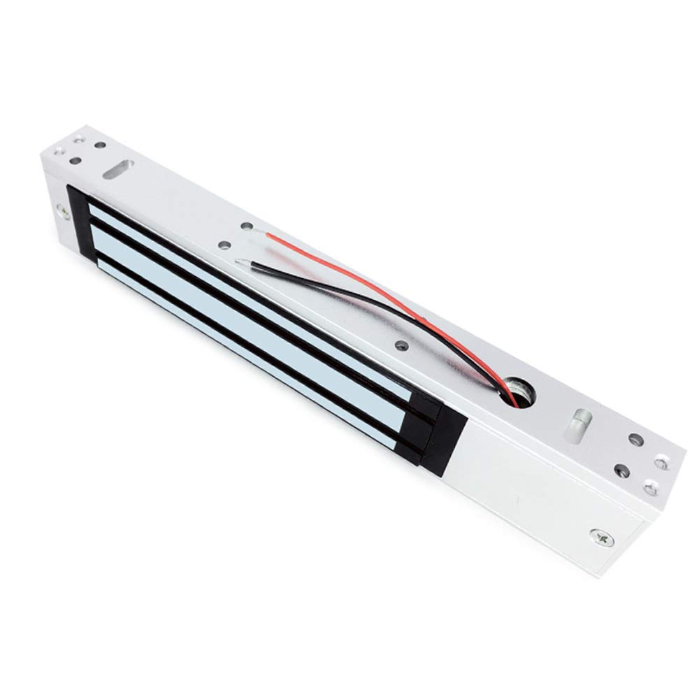 AMAO Serrure électrique magnétique 280 kg 600Lbs Electro Aimant 12V, Serrure électromagnétique pour système de contrôle d'accès, Verrouillage de Porte magnétique NC Fail-Safe Mode