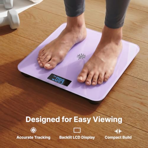 Image of Cult Active body Weighing scale, LCD display, Weight Machine, 180 Kg, Batteries included, Tempered Glass Platform, Ideal for Home Use, Pink.