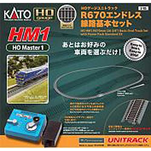 HO Gauge Unitrack HM1 R670 Set de base pour rail sans fin pour éviter les déraillements