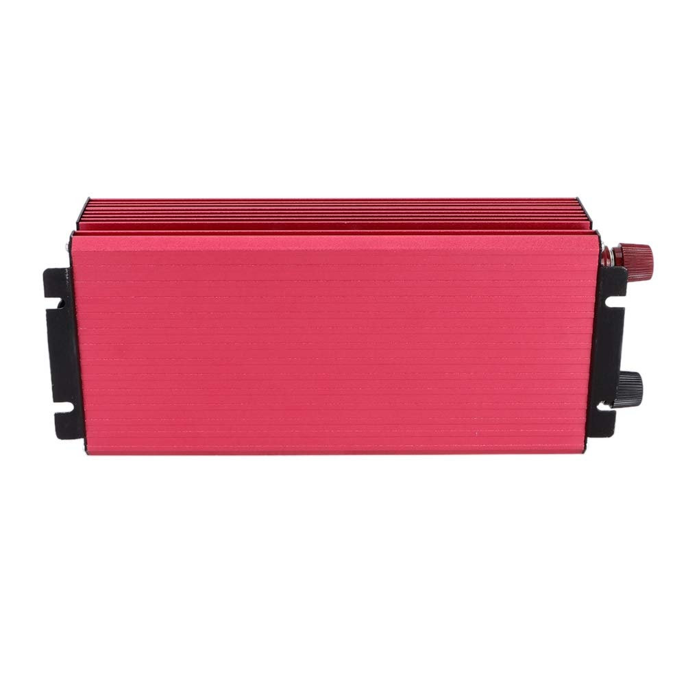 Inversor de Corriente 5000W 12V a 220V-240V CA, Onda sinusoidal Pura, Pantalla LED Digital, 4 Puertos USB, Ideal para Coche, energía Solar y emergencias