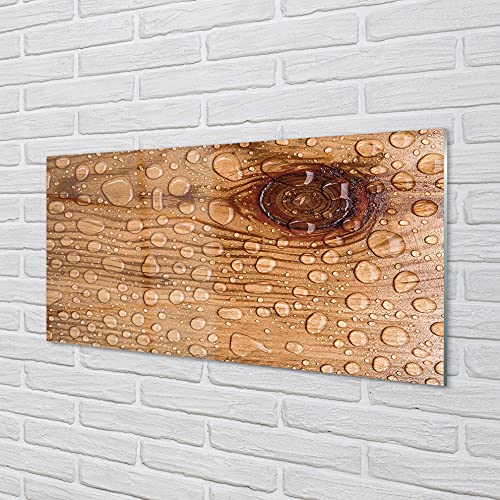Impression sur verre Tulup 100x50 cm décoration murale en bois - 2