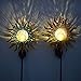 Practical Garden Tools Solar Lights Stake Sun，Sun Moon Flame Night Lighting，Solar LED Flame Light，Waterproof Retro Iron Garden Lawn Lamp，Garden Yard Landscape Decor (Size : 05)