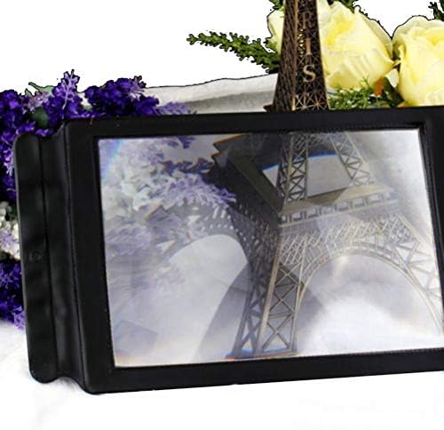 A4 Full Page Magnifier,2 Pack Large Reading Magnifier 3 X Lens Handheld Reading Aid Plastic Rectangular Magnifying for Seniors Old Father Mother Mom Dad