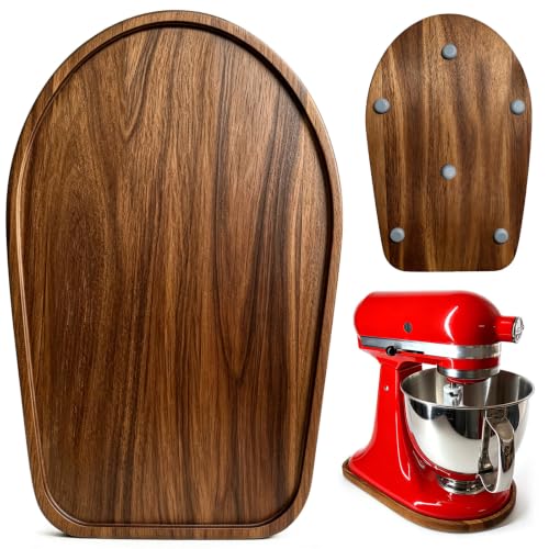 Acacia Wood Mixer Slider Mat for KitchenAid 4.5-5 Qt Tilt-Head Stand Mixer