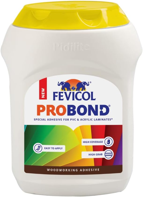 Probond - Special Adhesive for Acrylic and PVC sheets | Heat Resistant | Spreads easily |1Kg