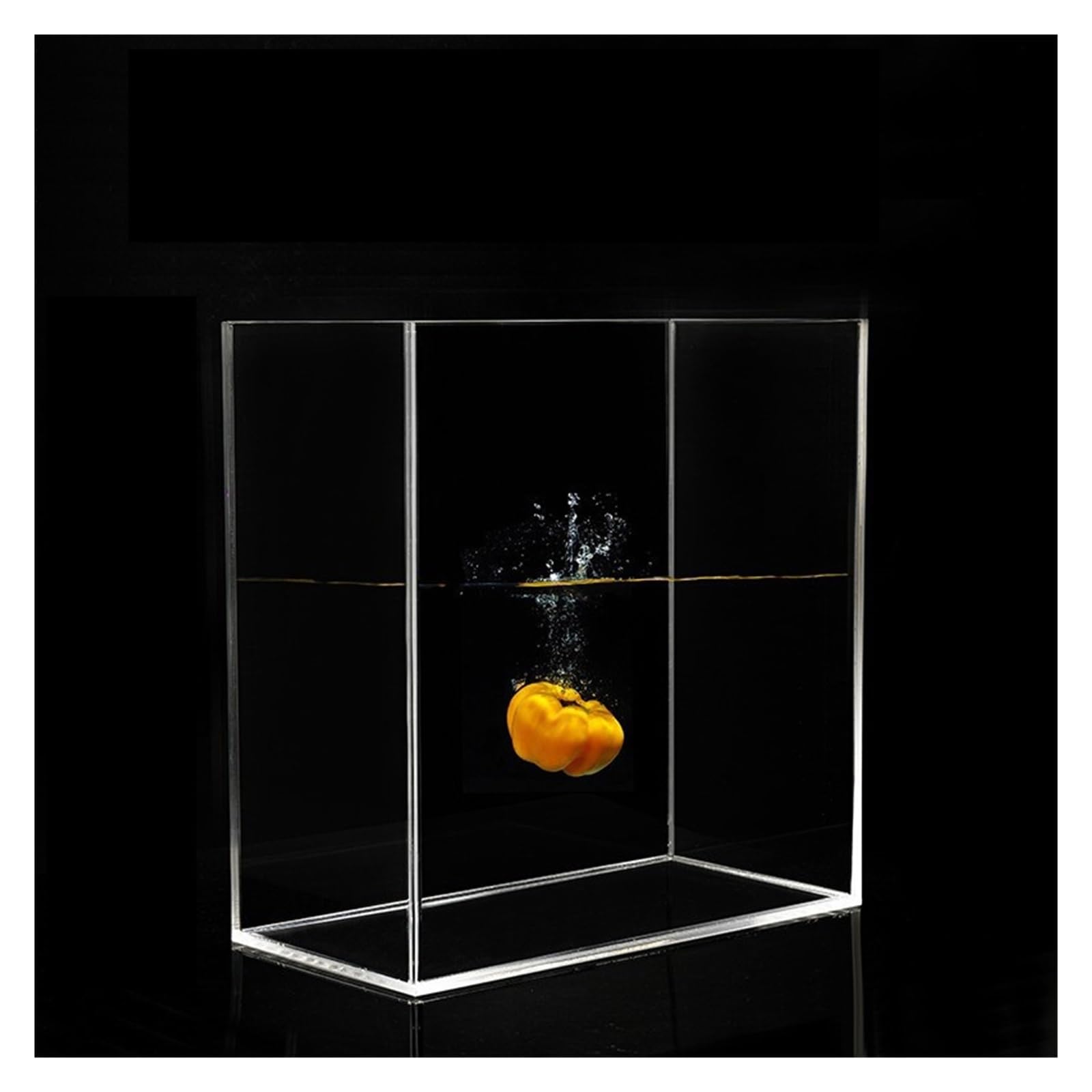 Bandeja de acrílico para fotografía, Accesorios creativos para posar fotografías, Vitrina Transparente para exhibición de Almacenamiento de fotografía de 0.197 in de Grosor (tamaño