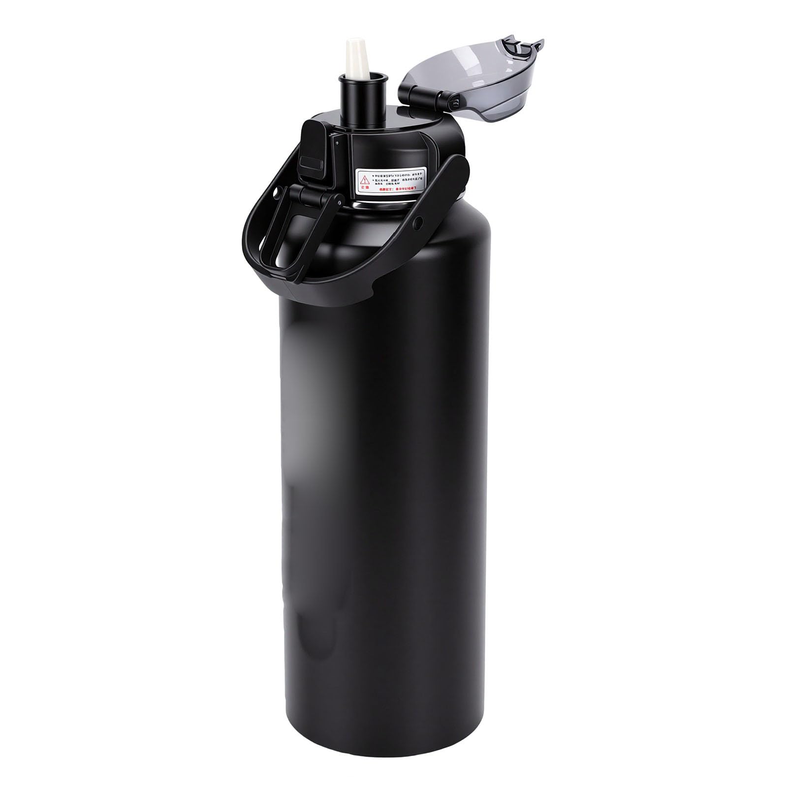 Sorandy Botella de Agua Aislada 2000ml con Tapa a Prueba de Fugas (BLACK)