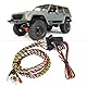 VGEBY Light Kit RC 8LED Light Kit Modellzubehör Kompatibel mit SCX10/TRX4/D90 1/10 1/8 RC Crawler Car